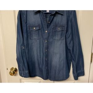 Chico’s Denim Shirt size 1